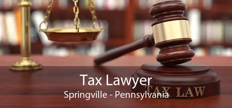 Tax Lawyer Springville - Pennsylvania