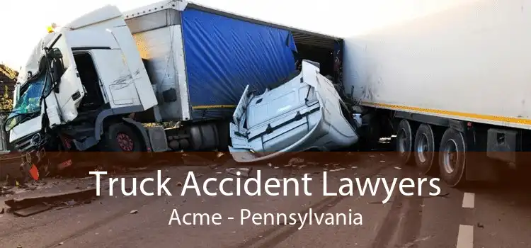 Truck Accident Lawyers Acme - Pennsylvania