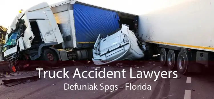 Truck Accident Lawyers Defuniak Spgs - Florida